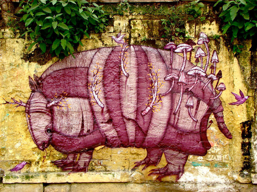 Mushroom Street Art