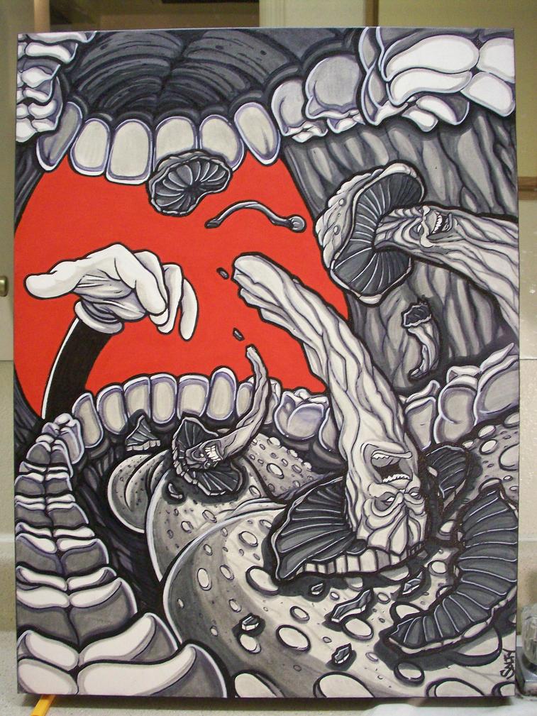 Mushroom Street Art | by saltybastard